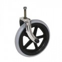 WHEEL PU 8 INCH WITH CLAMP CHINA